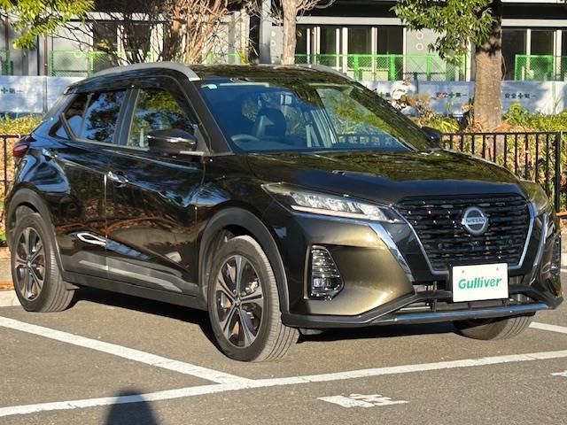 キックス Ｘ　プロパイロット／純正ナビ／アイドリングストップ／電子パーキング／革巻きステアリング／プッシュスタート／ＬＥＤヘッドライト／純正フロアマット／純正アルミホイール／ドアバイザー／ルーフレール（38枚目）