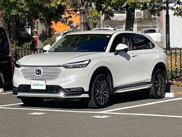 ヴェゼル e:HEV Z 純正エアロパーツ(F/S/R)/ホンダセンシング/純正ナビ/アイドリングストップ/電子パーキング/革巻きステアリング/シートヒーター(運転席/助手席)/プッシュスタート/LEDヘッドライト(19枚目)