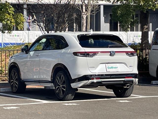 ヴェゼル e:HEV Z 純正エアロパーツ(F/S/R)/ホンダセンシング/純正ナビ/アイドリングストップ/電子パーキング/革巻きステアリング/シートヒーター(運転席/助手席)/プッシュスタート/LEDヘッドライト(20枚目)