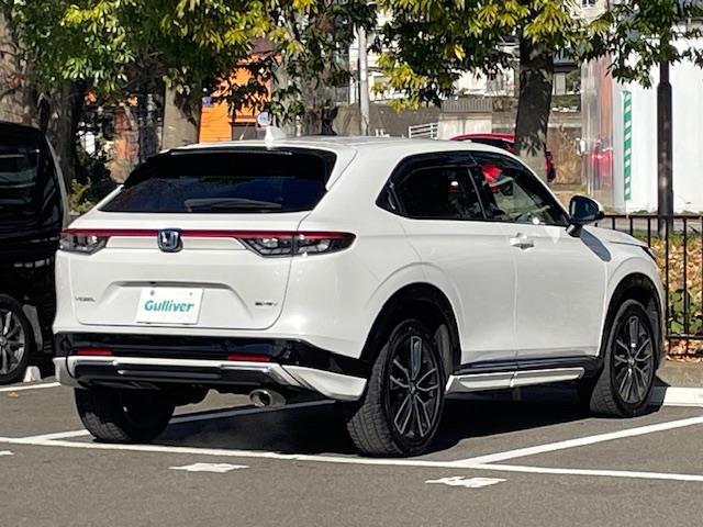 ヴェゼル e:HEV Z 純正エアロパーツ(F/S/R)/ホンダセンシング/純正ナビ/アイドリングストップ/電子パーキング/革巻きステアリング/シートヒーター(運転席/助手席)/プッシュスタート/LEDヘッドライト(40枚目)