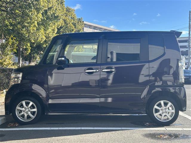 Ｎ－ＢＯＸカスタム Ｇ・Ｌパッケージ　ワンオーナー／４ＷＤ／シティブレーキアクティブシステム／社外ナビ／バックカメラ／社外ＥＴＣ／社外前後ドライブレコーダー／片側パワースライドドア／プッシュスタート／シートヒーター／アイドリングストップ／（42枚目）