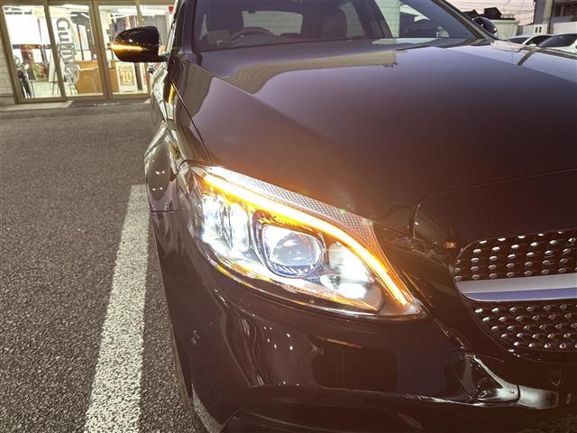 Ｃクラス Ｃ２２０ｄアバンギャルド　ＡＭＧライン　禁煙１オナ革純正ナビＢカメＡＣＣＬＫＡＢＳＭパドル（37枚目）