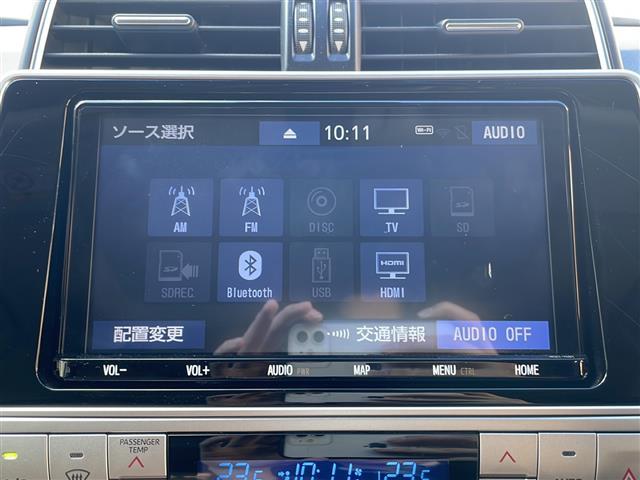 ランドクルーザープラド TX Lパッケージ 70thアニバーサリーリミテッド サンルーフ 純正9インチナビ フルセグナビ 茶レザー デジタルインナーミラー 360°ドライブレコーダー ETC トヨタセーフティーセンス ブラックルーフレール シートヒーター エアシート(4枚目)