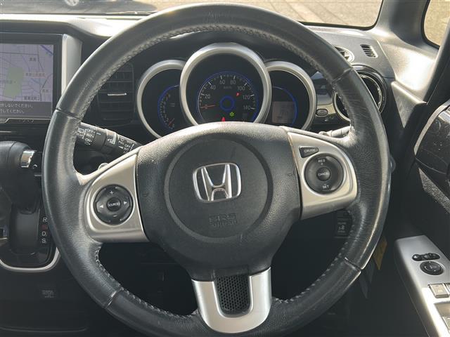 Ｎ－ＢＯＸカスタム Ｇ・ターボＬパッケージ　☆ワンオーナー☆両側パースライドドア☆スマートキー×２☆社外メモリーナビ（ＡＩＣ－ＺＨ０９９９Ｌ）☆ＤＶＤ／ＭＳＶ／ＢＴ／デジタルＴＶ☆ＥＴＣ☆純正フルエアロ☆皮巻きステアリング☆ステアリングスイッチ（2枚目）