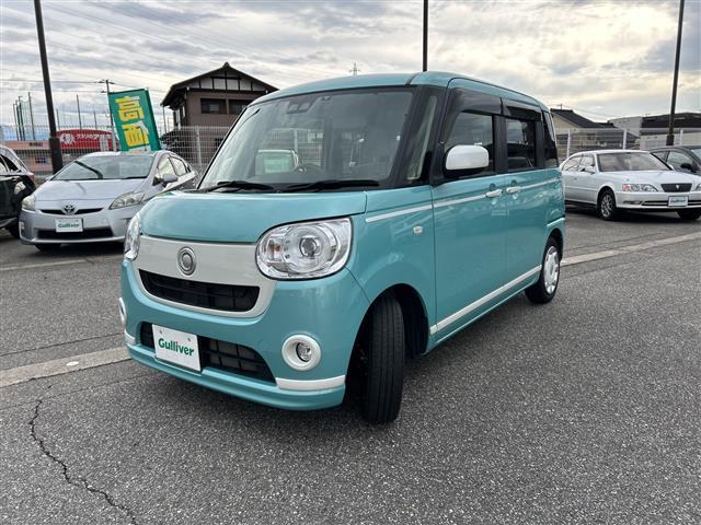 ムーヴキャンバス Ｇホワイトアクセントリミテッド　ＳＡＩＩＩ　☆スマートキー☆両側パワスラ☆全周囲カメラ☆社外メモリーナビ☆ＤＶＤ／ＭＳＶ／フルセグＴＶ／ＨＤＭＩ／ハンズフリー☆ＥＴＣ☆リモコンエンジンスターター☆プッシュスタート☆衝突安全ブレーキ（6枚目）