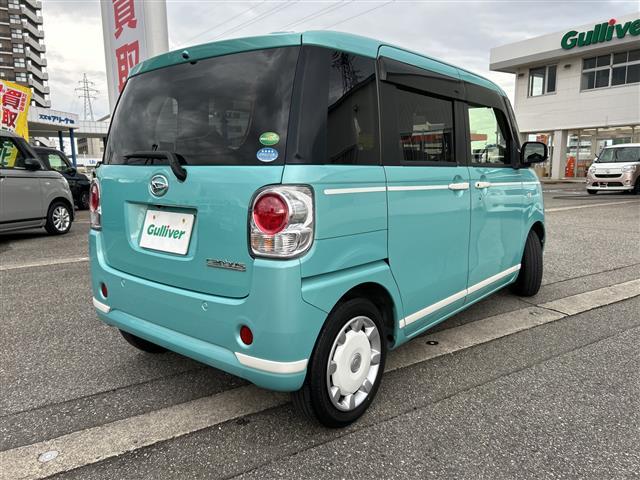 ムーヴキャンバス Ｇホワイトアクセントリミテッド　ＳＡＩＩＩ　☆スマートキー☆両側パワスラ☆全周囲カメラ☆社外メモリーナビ☆ＤＶＤ／ＭＳＶ／フルセグＴＶ／ＨＤＭＩ／ハンズフリー☆ＥＴＣ☆リモコンエンジンスターター☆プッシュスタート☆衝突安全ブレーキ（7枚目）