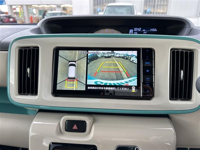 ムーヴキャンバス Ｇホワイトアクセントリミテッド　ＳＡＩＩＩ　☆スマートキー☆両側パワスラ☆全周囲カメラ☆社外メモリーナビ☆ＤＶＤ／ＭＳＶ／フルセグＴＶ／ＨＤＭＩ／ハンズフリー☆ＥＴＣ☆リモコンエンジンスターター☆プッシュスタート☆衝突安全ブレーキ（17枚目）