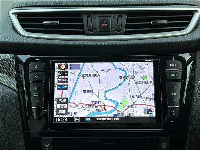 エクストレイル ２０Ｘ　エマージェンシーブレーキパッケージ　禁煙／ワンオナ／純正ナビ／保証書／スペアキー／前席シートヒーター／ビルトインＥＴＣ／前後クリアランスソナー／エマージェンシーブレーキ／レーンキープアシスト／盗難防止装置／横滑り防止装置（4枚目）