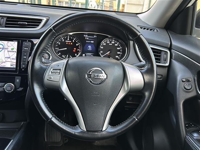 エクストレイル ２０Ｘ　エマージェンシーブレーキパッケージ　禁煙／ワンオナ／純正ナビ／保証書／スペアキー／前席シートヒーター／ビルトインＥＴＣ／前後クリアランスソナー／エマージェンシーブレーキ／レーンキープアシスト／盗難防止装置／横滑り防止装置（15枚目）