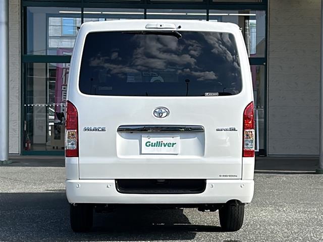 ハイエースバン スーパーＧＬ　ダーク　プライムＩＩ　ワンオーナー／純正デジタルインナーミラー／バックカメラ／トヨタセーフティー／プリクラッシュセーフティー／レーンディパーチャーアラート／クリアランスソナー／パーキングサポートブレーキ／スペアキー×１（31枚目）