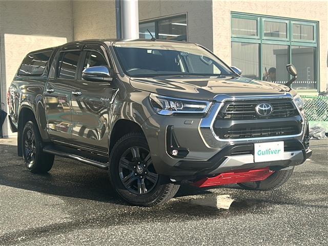 ハイラックス Ｚ　禁煙／純正ナビ／ＧＲフロントエアロ／ＧＲサイドステップ／社外ドライブレコーダー／前後クリアランスソナー／追従機能付きクルーズコントロール／レーンキープアシスト／ＥＴＣ／純正１７インチＡＷ／スペアキー（22枚目）