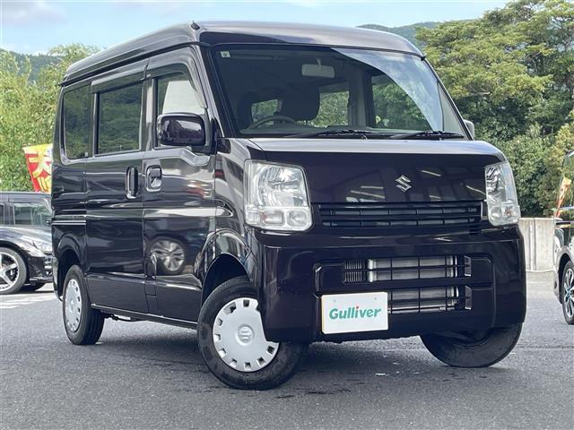 エブリイ ジョインターボ　ワンオーナー、純正オーディオ（ＡＭ、ＦＭ、ＣＤ、ＡＵＸ）、ヘッドライトレベライザー、スライドドア、純正フロアマット、ＡＢＳ、フルタイム４ＷＤ、インタークーラー付きターボ、イモビライザー（2枚目）