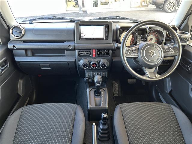 ジムニー XC ワンオーナー SDナビ HDMI 衝突軽減ブレーキ LDA バックモニター シートヒーター ステアリングスイッチ クルコン スマートキー ETC プッシュスタート 横滑り防止装置 純正フロアマット(10枚目)