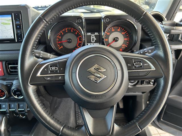 ジムニー XC ワンオーナー SDナビ HDMI 衝突軽減ブレーキ LDA バックモニター シートヒーター ステアリングスイッチ クルコン スマートキー ETC プッシュスタート 横滑り防止装置 純正フロアマット(11枚目)