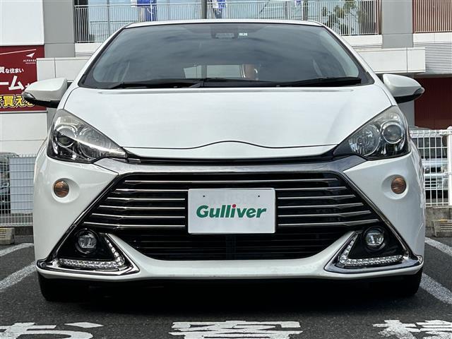 アクア G G’s ☆純正SDナビ・AM/FM/CD/BT/フルセグTV☆バックカメラ☆ステアリングスイッチ☆クルーズコントロール☆前席シートヒーター☆オートライト☆オートハイビーム☆衝突軽減ブレーキ(3枚目)