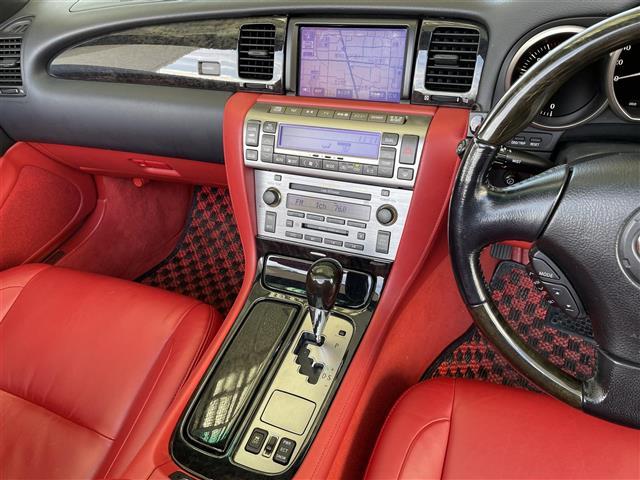 SC430 赤レザー マークレビンソン 純正ナビ クルーズコントロール シートヒーターD席N席 メモリーシート付きパワーシートD席N席 WALD社外マフラー コーナーセンサー(28枚目)