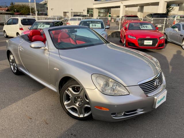 SC430 赤レザー マークレビンソン 純正ナビ クルーズコントロール シートヒーターD席N席 メモリーシート付きパワーシートD席N席 WALD社外マフラー コーナーセンサー(45枚目)
