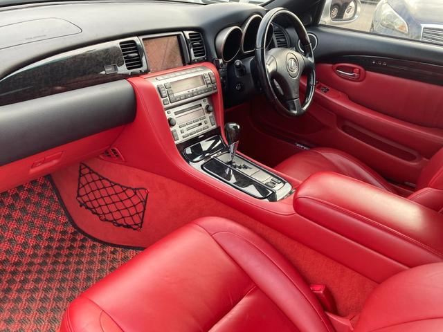 SC430 赤レザー マークレビンソン 純正ナビ クルーズコントロール シートヒーターD席N席 メモリーシート付きパワーシートD席N席 WALD社外マフラー コーナーセンサー(56枚目)