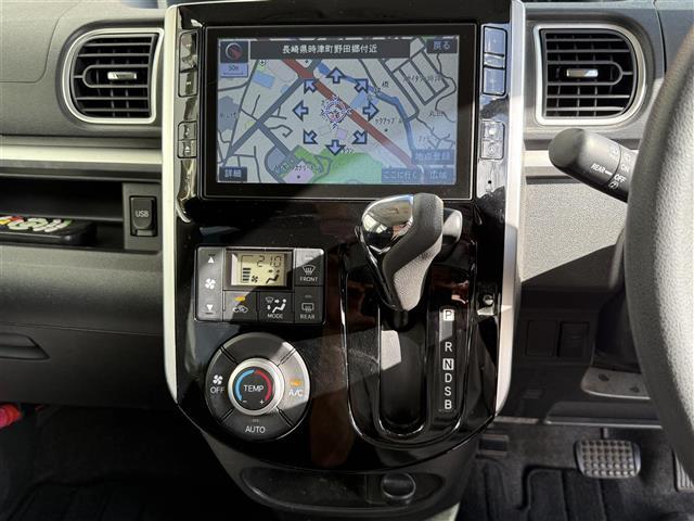 タント カスタムX スマートセレクションSA ☆純正ナビ・TV・Bluetooth・DVD☆片側パワースライドドア☆バックカメラ☆ETC☆ステアリングスイッチ☆フリップダウンモニター☆ドアバイザー☆電動格納ミラー(3枚目)