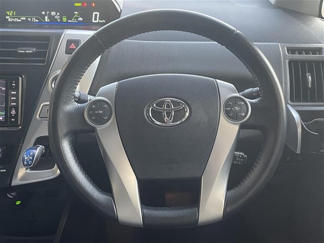 プリウスアルファ G 社外ナビ/バックカメラ/クルーズコントロール/ETC/社外前後ドラレコ/純正フロアマット/純正AW16インチ/オートLEDライト/電動格納ミラー/スマートキー×2(2枚目)