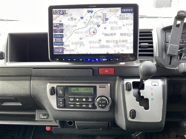 ハイエースワゴン ＧＬ　４ＷＤ／ワンオーナー／禁煙車／寒冷地仕様／アルパイン１１型ナビ／ＣＤ／ＤＶＤ／ＳＤ／ＭＳＶ／ＵＳＢ／ＢＴ／フルセグ／バックカメラ／ＰＣＳ／ＬＤＡ／ＰＫＳＢ／クリアランスソナー／社外ＡＷ冬タイヤ／ＥＴＣ（25枚目）