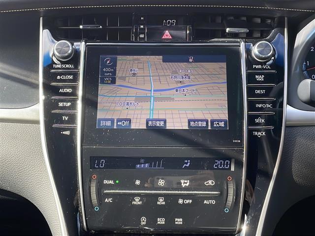 ハリアー エレガンス /禁煙車/寒冷地仕様/純正ナビ BT/AUX/USB/フルセグ/CD/DVD/SD/アイドリングストップ/定速クルーズコントロール/横滑り防止/革巻きステアリング/ステアリングスイッチ(23枚目)
