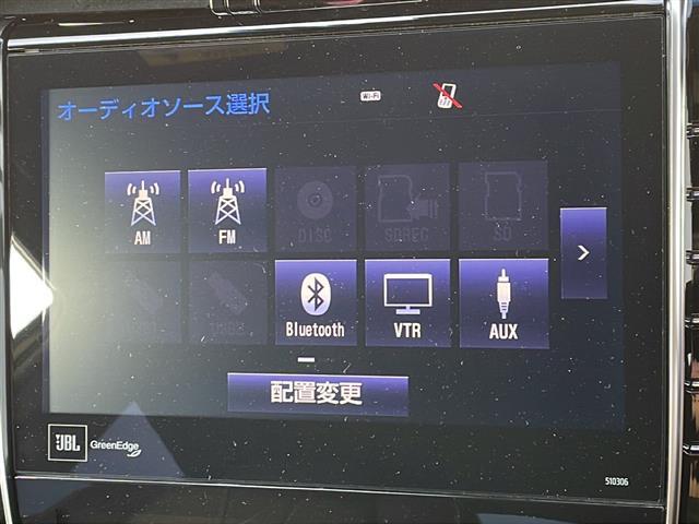 ハリアーハイブリッド プログレス　４ＷＤ／禁煙車／ＪＢＬサウンド／パノラマルーフ／３眼ＬＥＤヘッドライト／シーケンシャルウインカー／純正ＳＤナビ／ＣＤ／ＤＶＤ／ＢＤ／ＵＳＢ／ＡＵＸ／ＳＤ／ＭＳＶ／ＢＴ／フルセグ／全方位カメラ／ドラレコ（3枚目）