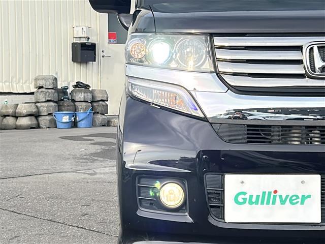 Ｎ－ＢＯＸカスタム Ｇ・Ｌパッケージ　４ＷＤ／禁煙車／純正モニターオーディオ／ＣＤ／ＡＵＸ／エンジンスターター／片側電動ドア／横滑り防止／オートライト／ＨＩＤヘッドライト／フォグライト／プッシュスタート／純正フロアマット（39枚目）