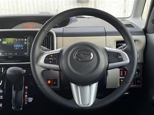 ムーヴキャンバス Ｘブラックインテリアリミテッド　ＳＡＩＩＩ　４ＷＤ／禁煙車／社外ディスプレイオーディオ／ＣＤ／ＤＶＤ／ＢＴ／ＵＳＢ／全方位カメラ／スマートアシスト３／衝突軽減ブレーキ／レーンキープ／誤発進抑制／アイドリングストップ／シートヒーター／ドラレコ（4枚目）