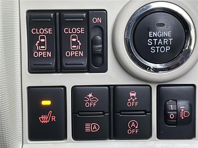 ムーヴキャンバス Ｘブラックインテリアリミテッド　ＳＡＩＩＩ　４ＷＤ／禁煙車／社外ディスプレイオーディオ／ＣＤ／ＤＶＤ／ＢＴ／ＵＳＢ／全方位カメラ／スマートアシスト３／衝突軽減ブレーキ／レーンキープ／誤発進抑制／アイドリングストップ／シートヒーター／ドラレコ（5枚目）