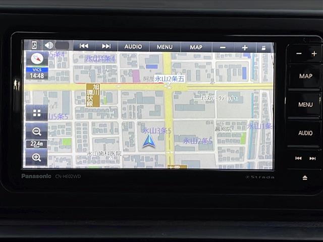 ライズ X /寒冷地仕様/社外ナビ CD/DVD/BT/SD/USB/フルセグ/バックカメラ/前席シートヒーター/オートライト/オートハイビーム/4WD/禁煙車/衝突軽減ブレーキ/アイドリングストップ(2枚目)