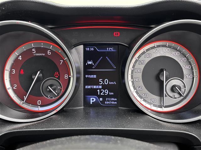 スイフトスポーツ ベースグレード　純正ナビ　（ＣＤ／ＤＶＤ／ＴＶ／Ｂｌｕｅｔｏｏｔｈ）／全方位カメラ／追従クルーズコントロール／前後ドライブレコーダー／シートヒーター／社外エアロ／パドルシフト／スペアキー（5枚目）