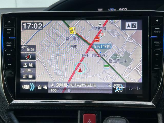 ヴォクシー V 社外ナビ/フルセグTV/Bluetooth接続/バックカメラ/前後ドライブレコーダー/後部座席モニター/サンルーフ/クルーズコントロール/両側パワースライド/純正15インチAW(2枚目)