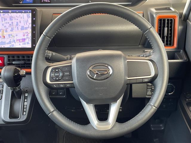 タント ファンクロスターボ　ワンオーナー／純正ナビ／フルセグＴＶ／ブラインドスポットモニター／パノラミックビューモニター／両側パワースライドドア／シートヒーター／スマートアシスト／ドライブレコーダー／ビルトインＥＴＣ／スペアキー（29枚目）