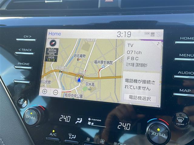 カムリ WS ワンオーナー メーカーナビ プリクラッシュセーフティ レーンキープアシスト ヘッドアップディスプレイ ブラインドスポットモニター レーダークルコン ドラレコ フルセグ バックカメラ 純正18AW(18枚目)