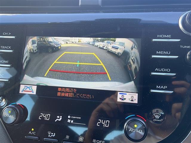 カムリ WS ワンオーナー メーカーナビ プリクラッシュセーフティ レーンキープアシスト ヘッドアップディスプレイ ブラインドスポットモニター レーダークルコン ドラレコ フルセグ バックカメラ 純正18AW(19枚目)