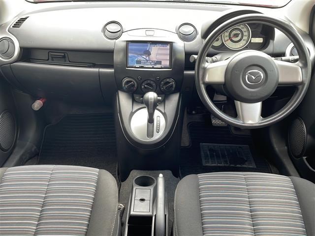 デミオ 13Cスマートエディション 社外メモリーナビゲーション ワンセグテレビ キーレスキー ライトレベライザー ドアバイザー 電動格納ミラー(41枚目)