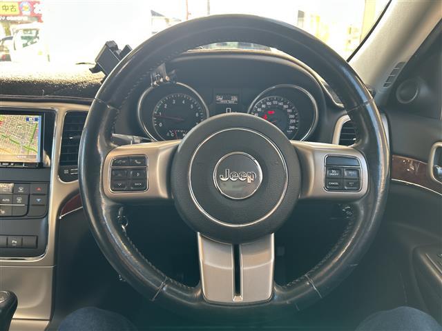 ジープ・グランドチェロキー リミテッド ☆リミテッドグレード☆4WD☆ブラックレザー☆社外ナビ/フルセグ☆寒冷地仕様☆クルーズコントロール☆Bluetooth☆オートエアコン☆全席シートヒーター☆ステアリングヒーター☆シ(15枚目)