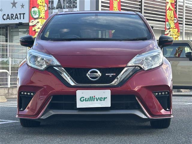 ノート ニスモ S 1オーナー オーディオ付/BT/AUX/USB/ 5速MT レーダー探知機 横滑り防止装置 ETC ドラレコ Pステアリング Pウィンドウ スマートボタン 純正フロアマット(3枚目)