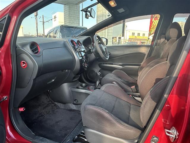 ノート ニスモ S 1オーナー オーディオ付/BT/AUX/USB/ 5速MT レーダー探知機 横滑り防止装置 ETC ドラレコ Pステアリング Pウィンドウ スマートボタン 純正フロアマット(38枚目)