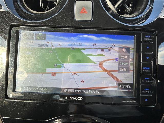 ノート e-パワー メダリスト 社外ナビ(MDV-S707W)/BT/CD/USB/SD/TV/ ハーフレザーシート デジタルインナーミラー 衝突軽減システム レーンキープアシスト コーナーセンサー 追従式レーダークル(16枚目)