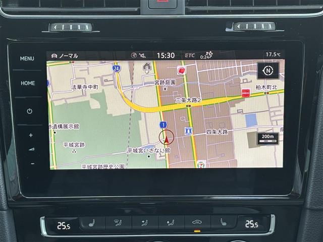 ゴルフ ＴＳＩハイライン　マイスター　１オーナー　純正メーカーナビ／ＢＴ／ＣＤ／ＵＳＢ／ＤＶＤ／ＳＤ／ＴＶ／ＡＵＸ／　ブラインドスポットモニター　テレビキャンセラー　レーンキープアシスト　コーナーセンサー　レーダークルコン（17枚目）