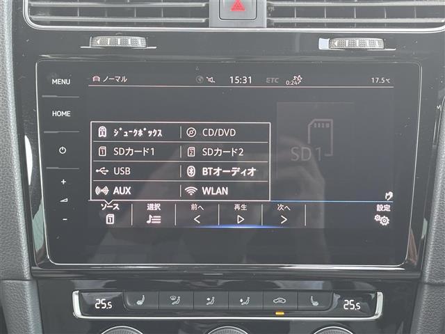 ゴルフ ＴＳＩハイライン　マイスター　１オーナー　純正メーカーナビ／ＢＴ／ＣＤ／ＵＳＢ／ＤＶＤ／ＳＤ／ＴＶ／ＡＵＸ／　ブラインドスポットモニター　テレビキャンセラー　レーンキープアシスト　コーナーセンサー　レーダークルコン（18枚目）