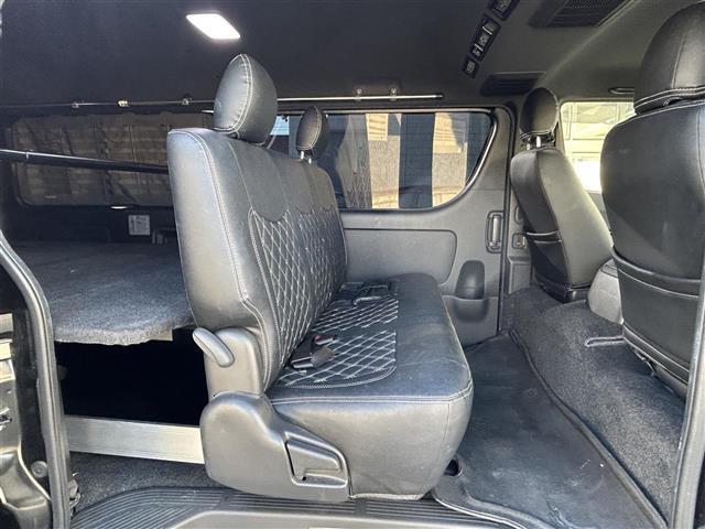 ハイエースバン スーパーGL ダーク プライムII 1オーナー ベッドキット 純正ディーラーナビ(CN-HE01WD)/BT/SD/CD/フルセグTV/DVD/AM/FM/ UIvehicle製スライドフロア アラウンドビューモニター 両側(36枚目)