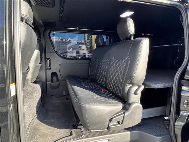 ハイエースバン スーパーGL ダーク プライムII 1オーナー ベッドキット 純正ディーラーナビ(CN-HE01WD)/BT/SD/CD/フルセグTV/DVD/AM/FM/ UIvehicle製スライドフロア アラウンドビューモニター 両側(41枚目)