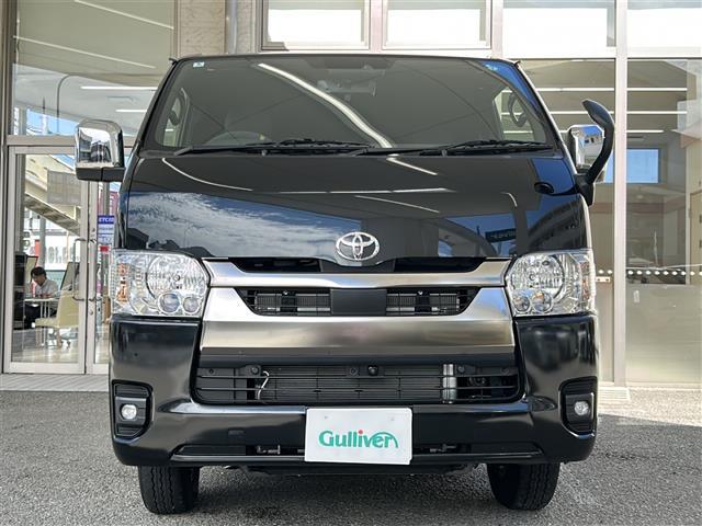 ハイエースバン ロングスーパーGL ダークプライムS ☆ワンオーナー☆4WD☆ディーゼルターボ車☆195/80R15 アルミホイール(オプション)☆デジタルインナーミラー☆パノラミックビュー☆両側パワスラ☆デジタルインナーミラー☆100V充電☆ABS(28枚目)