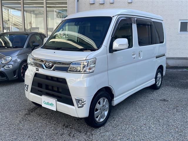 アトレーワゴン カスタムターボＲＳリミテッド　ＳＡＩＩＩ　ワンオーナー・社外ＳＤナビ・フルセグＴＶ・バックカメラ・ＥＴＣ２．０・衝突被害軽減ブレーキ・コーナーセンサー・左側パワースライドドア・アイドリングストップ・ＬＥＤヘッドライト・ウインカーミラー（18枚目）