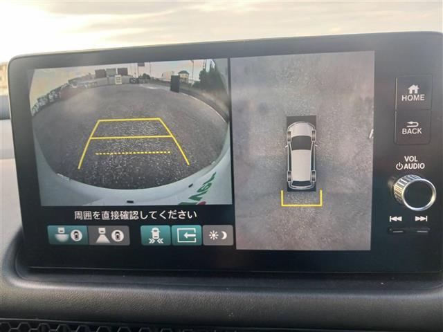 ＺＲ－Ｖ ｅ：ＨＥＶ　Ｚ　禁煙車　全方位モニター　レーダークルコン　コーナーセンサー　衝突軽減ブレーキ　車線維持支援　ＢＳＭ　ＬＥＤオートライト　純正９型ナビ　ステアリングヒーター　本革シート　前席パワーシート／シートヒーター（7枚目）