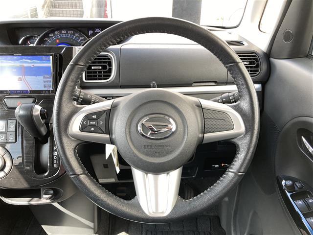 カスタムRS トップエディションSA カスタム RS トップED SA/ワンオーナー/社外SDナビ/社外フルセグTV/両側パワースライドドア/衝突防止機能/横滑り防止機能/ハーフレザーシート/アイドリングストップ/プッシュスタート(4枚目)
