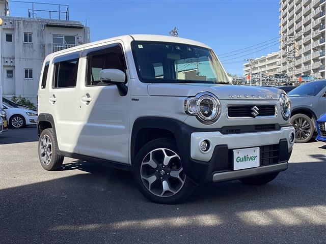 ハスラー ハイブリッドＸ　社外ナビＢＴ／フルセグ　バックカメラ　シートヒーターＤＮ席　ドライレコーダー前後　オートライト　レーンキープアシスト　横滑り防止装置　コーナーセンサー前後　純正ＥＴＣ　純正アルミホイール（2枚目）